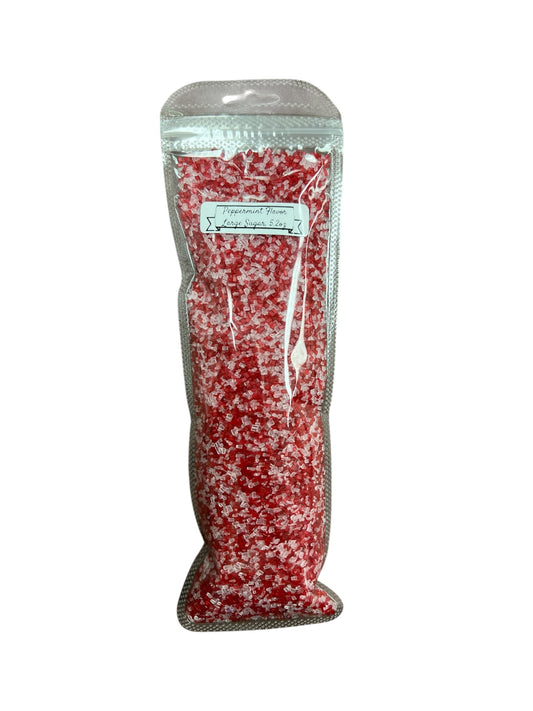 Peppermint Flavored Large Sanding Sugar, 5.2 oz
