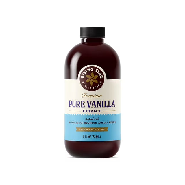 Pure Vanilla Extract - Rising Star - 8 oz