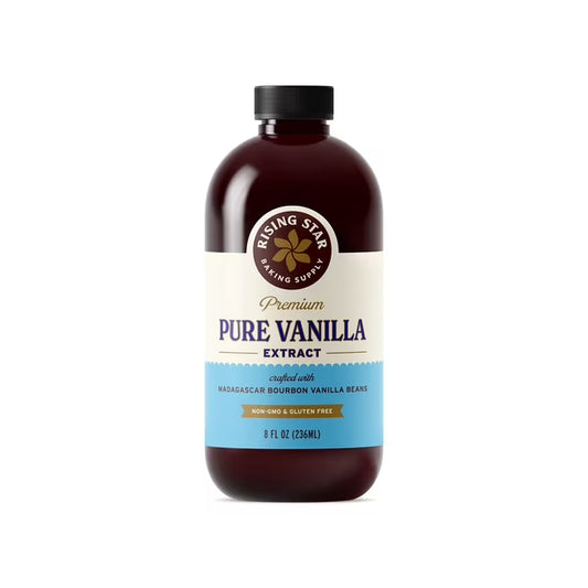 Pure Vanilla Extract - Rising Star - 8 oz