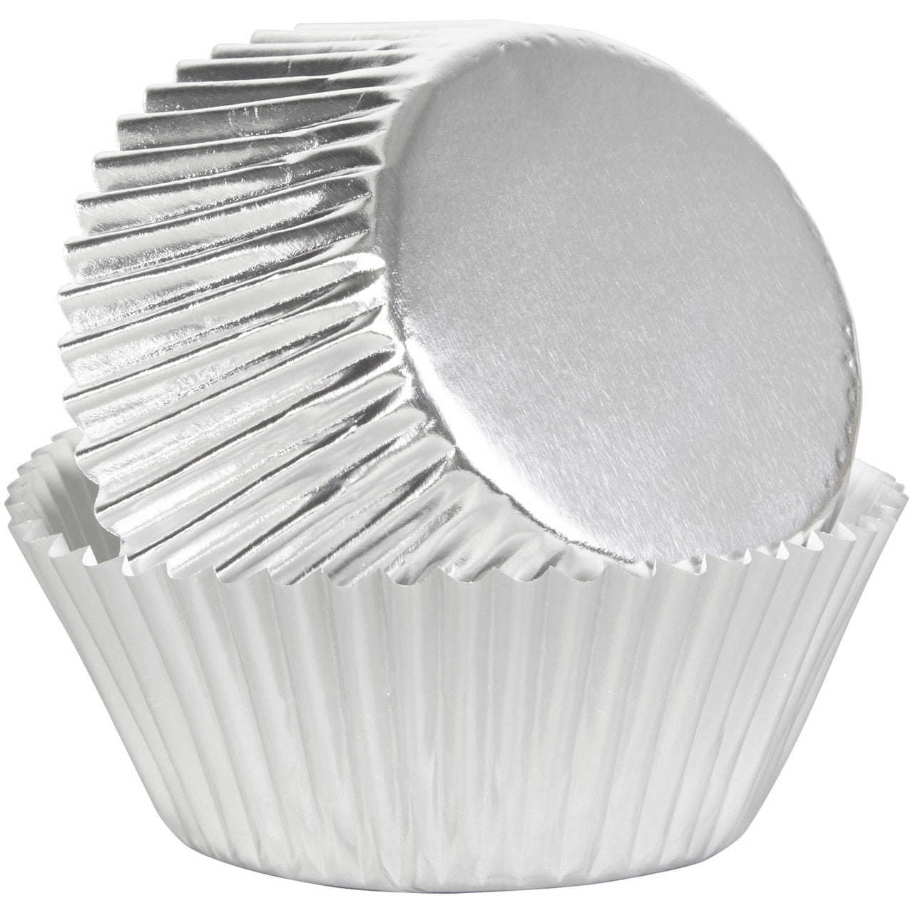 Silver Foil Cupcake Liners, 24-Count, Wilton