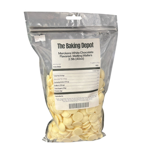 Merckens White Chocolate Wafers 2.5lb